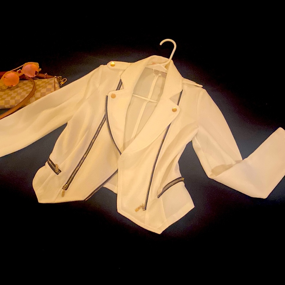 White Agaci Blazer